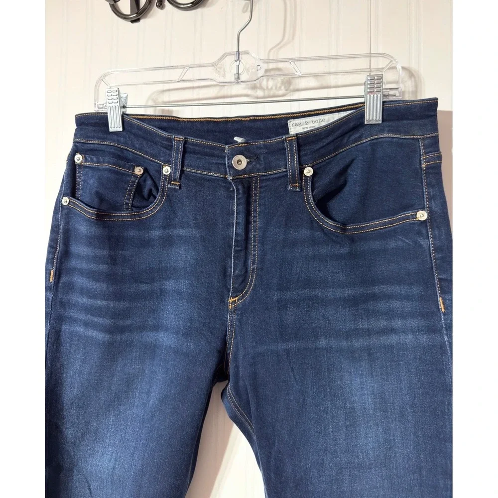 Rag & Bone New York Skinny Jeans Dark Wash Indigo Denim Size 31 Mens‎